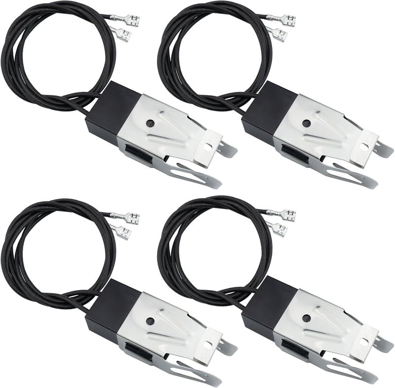 JPKTA 4 Pack WB2X8228 Element Receptacle and Wire Kit Compatible with GE Hotpoint Electric Ranges Cooktops Electric Stove Burners - Repalces PS242972 AP2013499 - Image 1